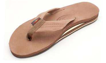 Rainbow Sandals en's Leather Single Layer Wide Strap with Arch Rainbow Sandals en's Leather Single Layer Wide Strap with Arch