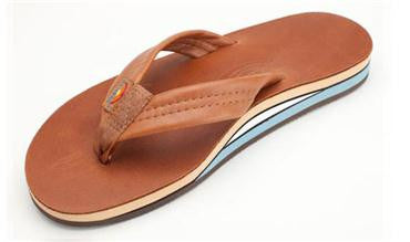 Rainbow Men Double layer classic leather with arch support